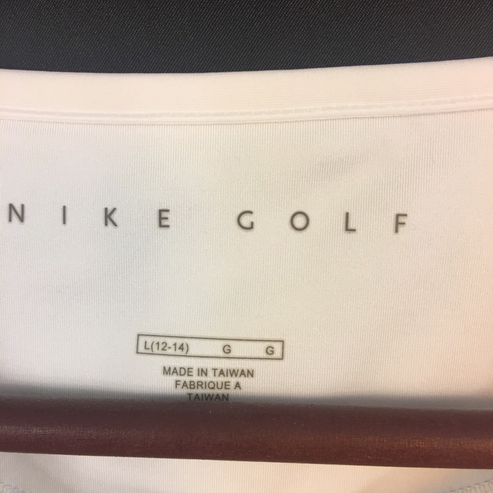 Nike Golf Top L Dri-Fit polo shirt Polka Dot - Picture 3 of 5